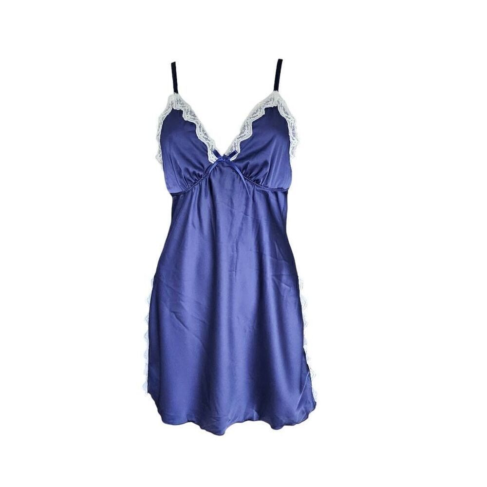 dark coquette slip mini dress